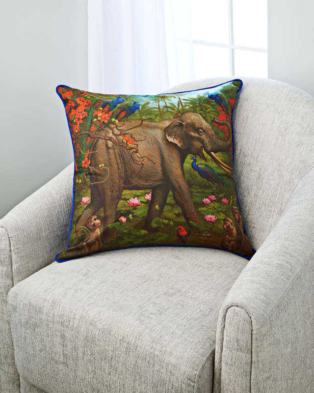 Jungle Of Happiness Accent Pillow